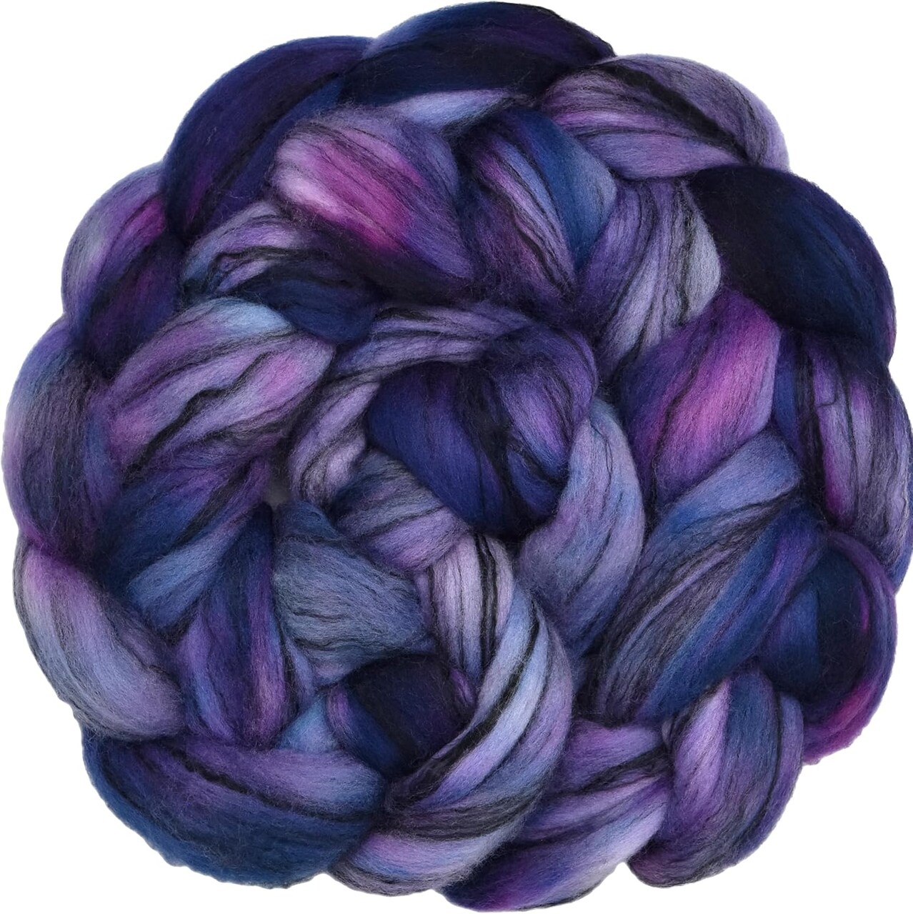 Hand Dyed Merino Wool Roving Blended with Tencel: Gorgeous tonal colorways for easy needle felting, hand spinning or weaving. Choose 1oz or 4oz